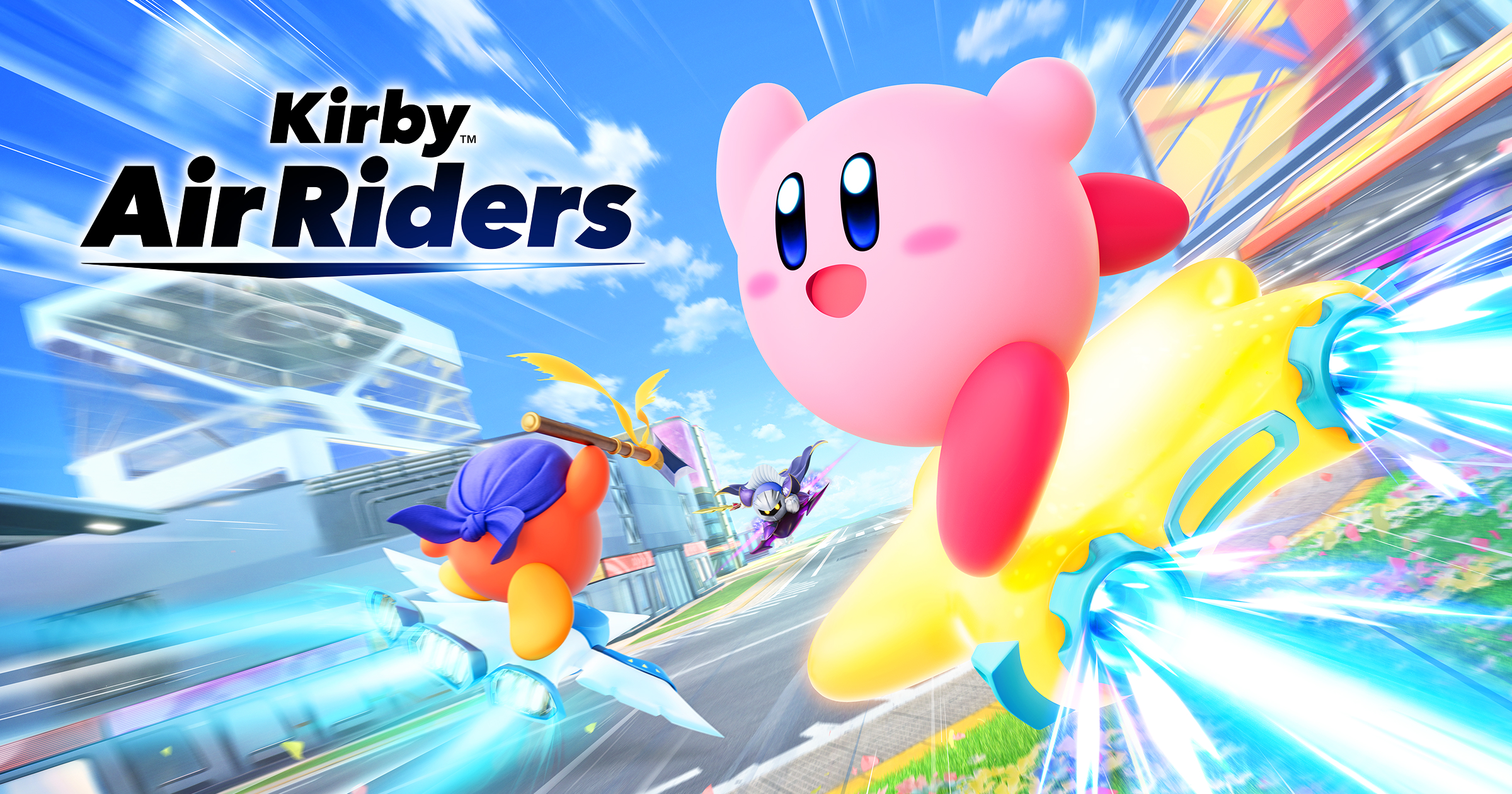 Kirby Air Riders Official Hero Art